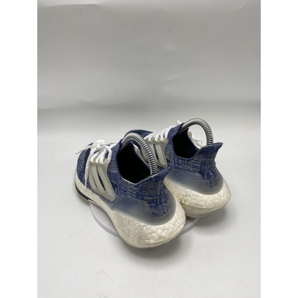 Adidas Shoes Women Size 5.5  Ultraboost 21 Blue Athletic Running 4125 - Picture 6 of 14